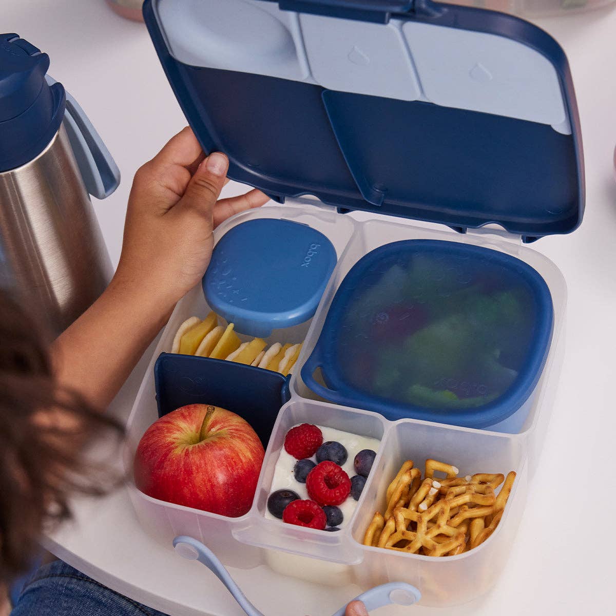 Kids Bento Lunchbox – b.box Large Lunchbox, Midnight
