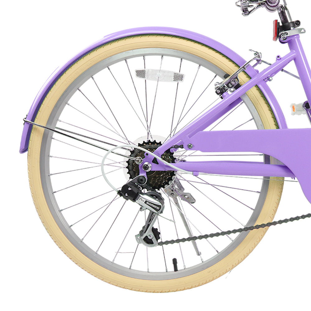 Glerc 24" Beach Cruiser Bike Kids Hybrid Bike - Missy