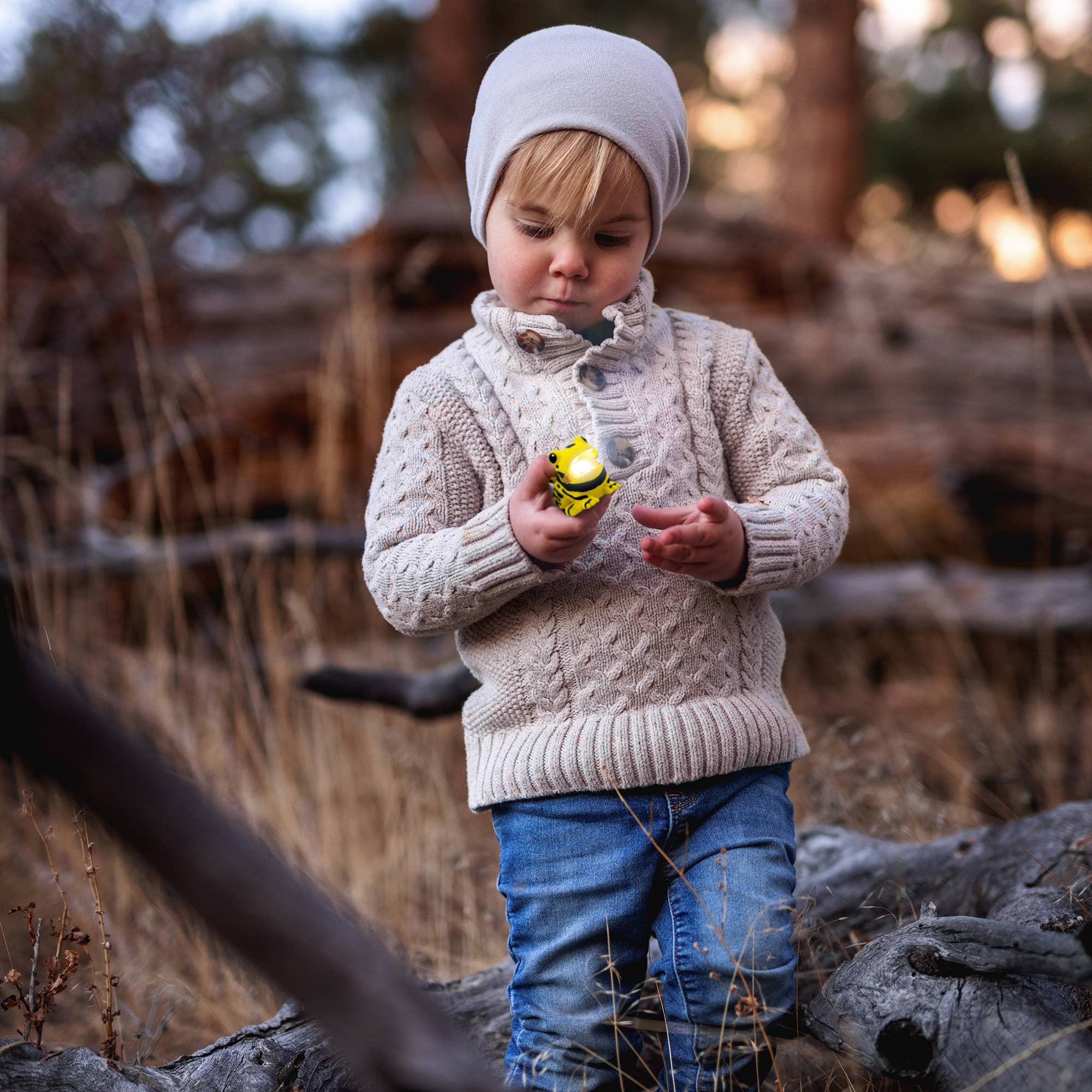 WildLight Animal Carabiner Flashlight - Yellow Frog