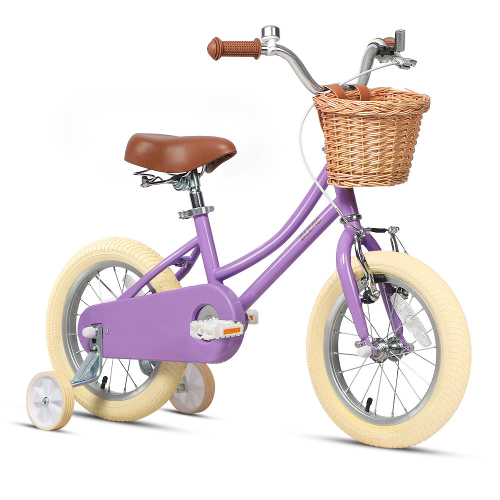 Glerc 12" Kids Vintage Bike For 2 - 4 Years Old - Little Miss