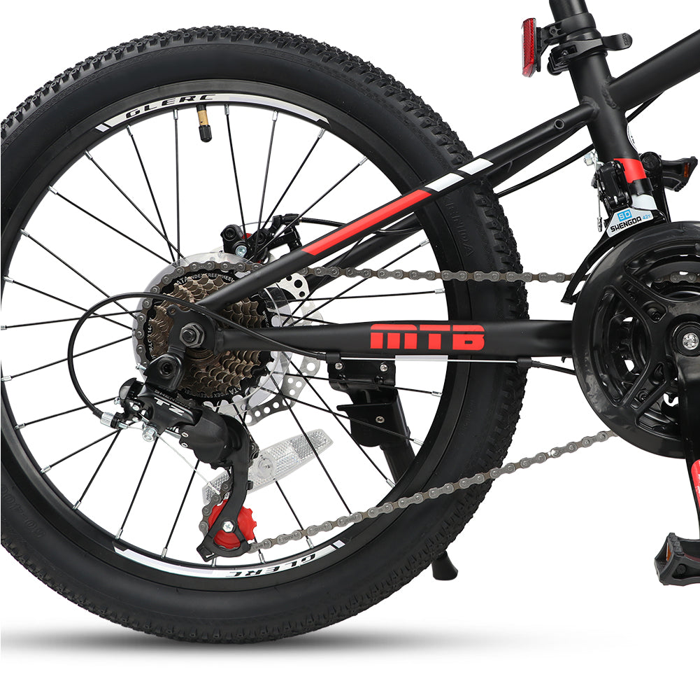 Glerc 20" Kids 21-Speed MTB with Disc Brakes - Skyline