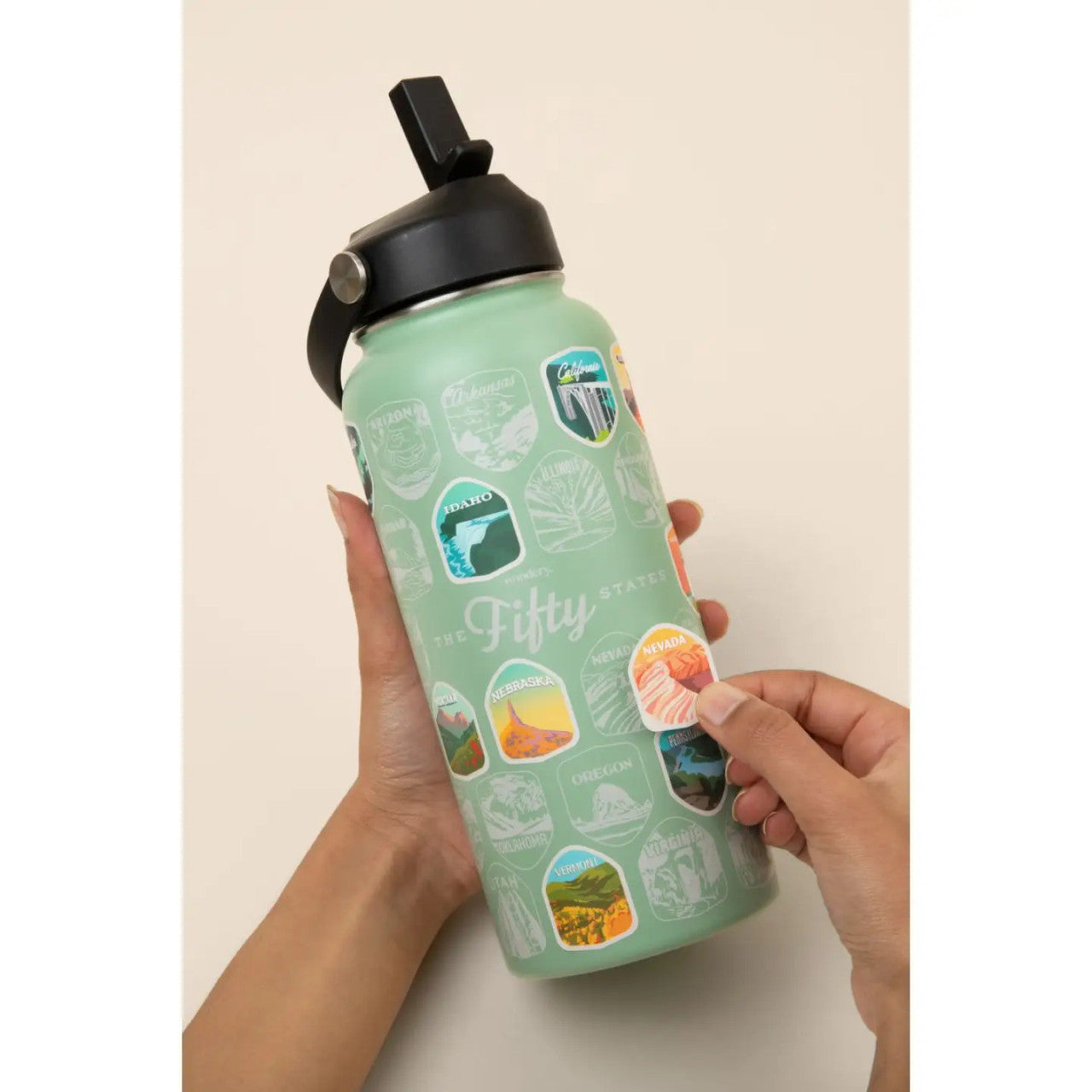 Fifty States Bucket List Waterbottle | Wondery Outdoors