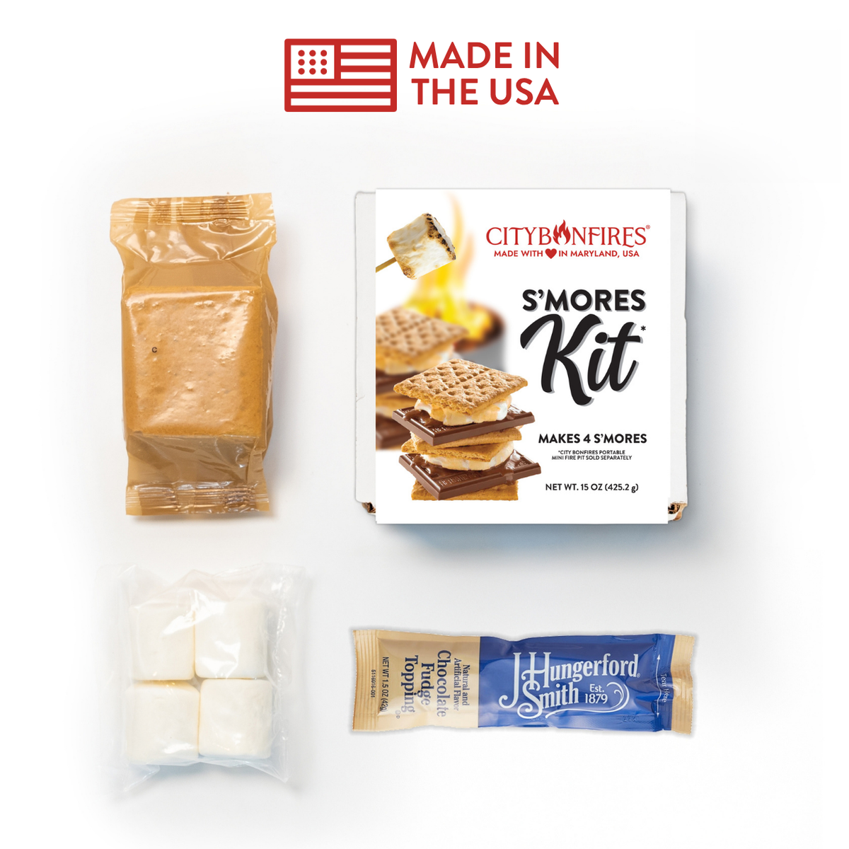 S'mores Kit (Makes 4) – DIY Campfire S'mores Food Kit