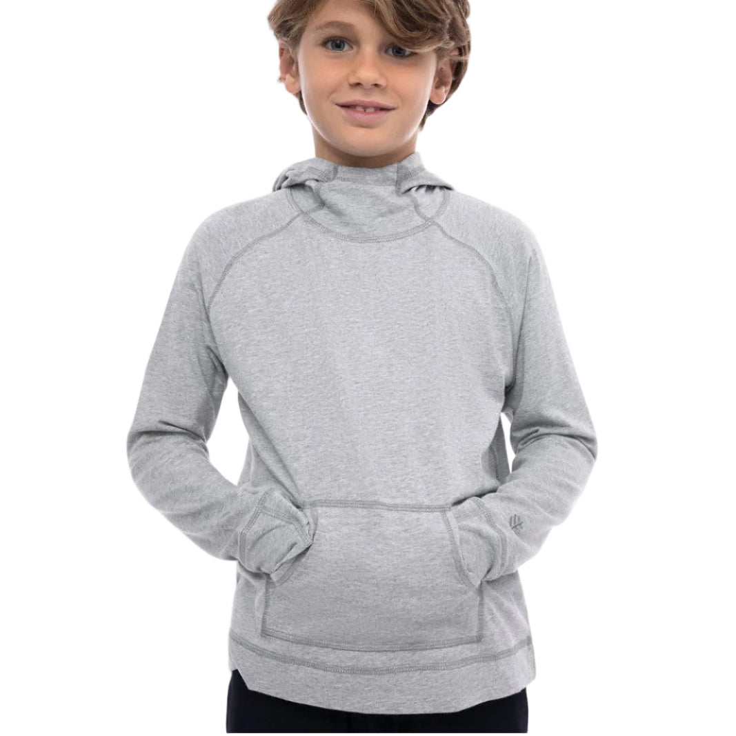 Kid's LumaLeo Hoodie | Grey Heather