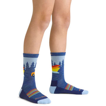 Kids Van Micro Crew Lightweight Hiking Sock | Darn Tough