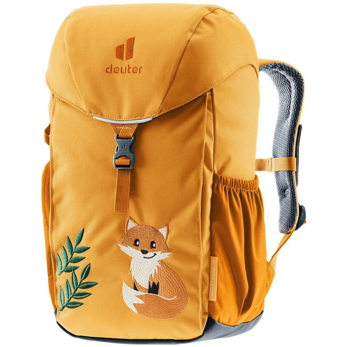 Kids Forest Fox Backpack – Sustainable, Reflective, Includes Raincover | Deuter #color_amber-/-maple