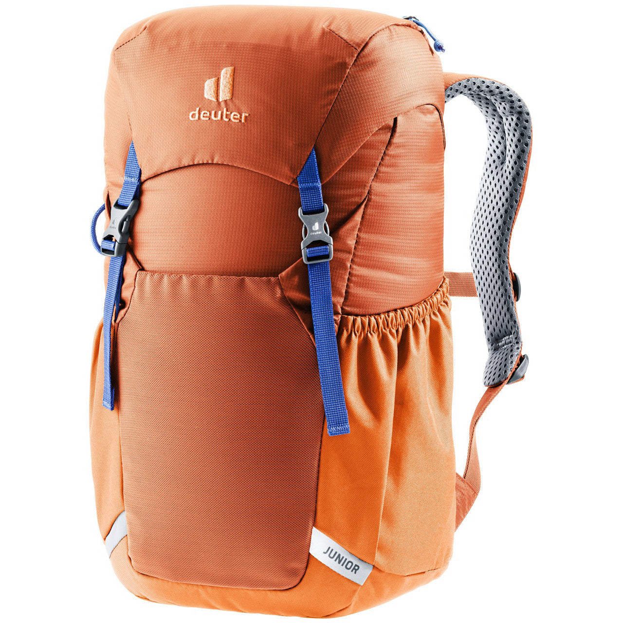 Junior Kids Backpack – Adjustable Straps, Durable, Recycled Materials | Deuter #color_chestnut-/-manderine