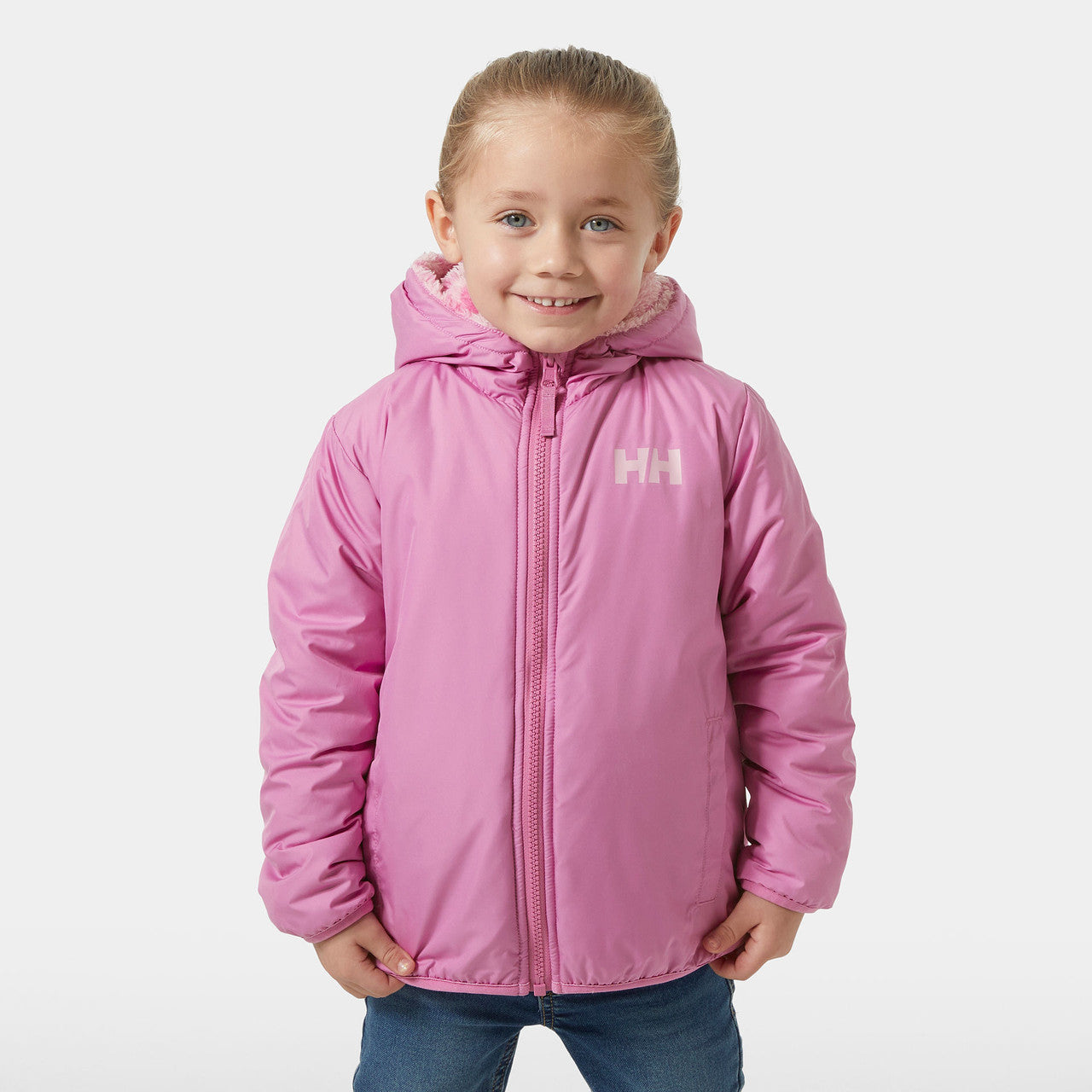Kids Reversible Water Repellent Fleece Jacket | Helly Hansen