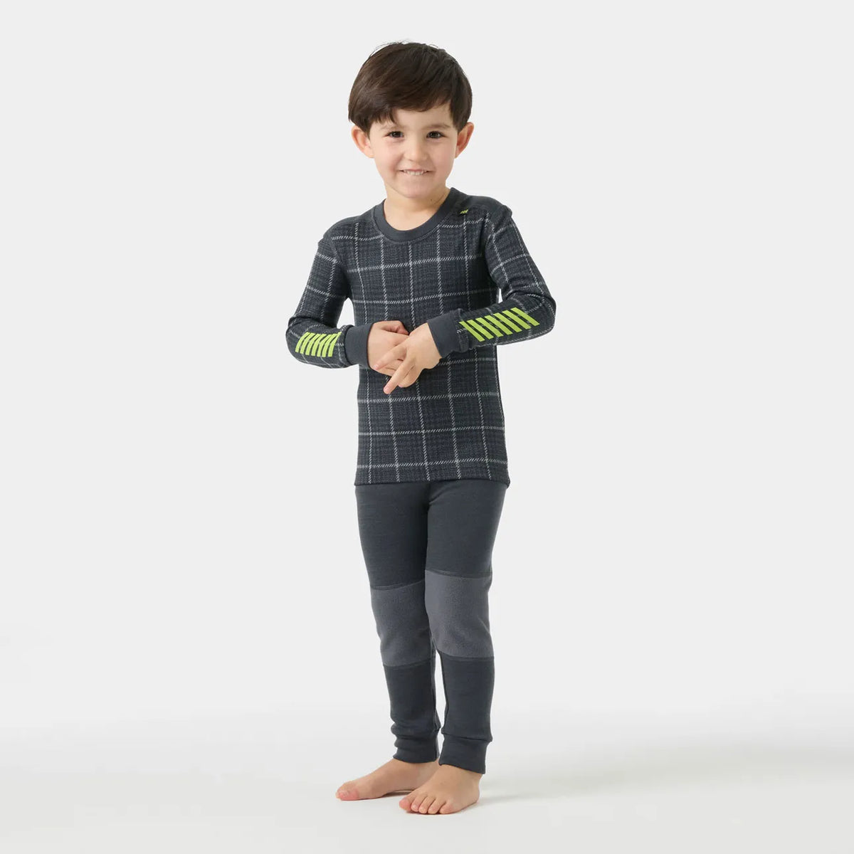 Kids Merino Wool Base Layer Set – Helly Hansen LIFA® Merino Midweight – Thermal Top + Bottoms
