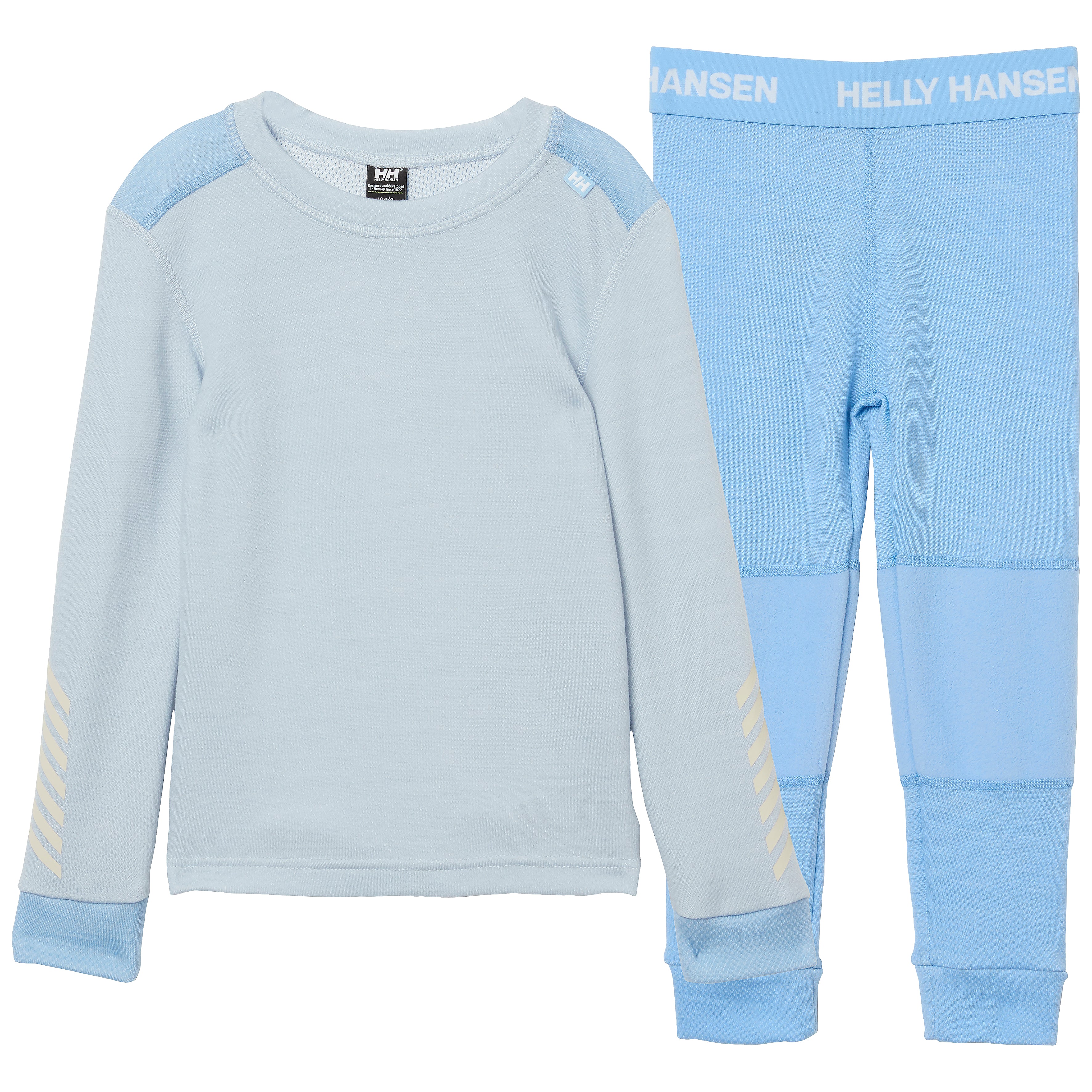 Kids Lifa Merino Wool 2-Piece Base Layer Set – LIFA Merino | Helly Hansen #color_pinnacle-blue