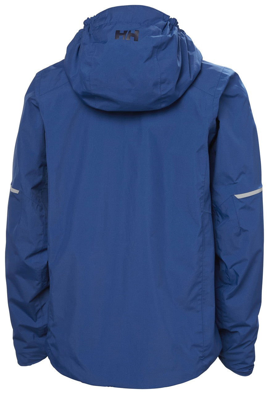 Youth Waterproof Loen Rain Jacket – Breathable | Helly Hansen #color_deep-fjord