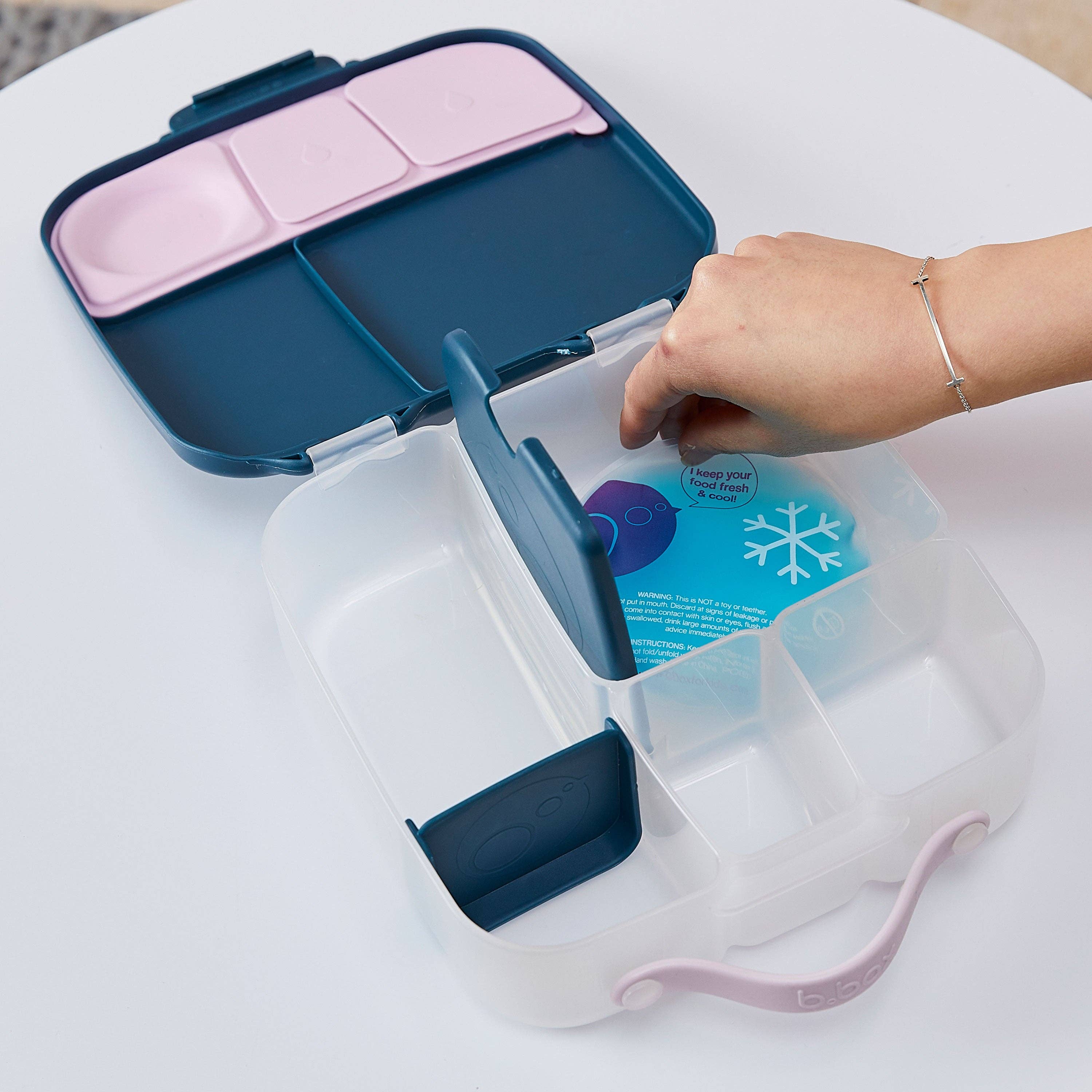 Reusable Gel Ice Pack Twin Pack – b.box Lunch Box Cooler Inserts – BPA-Free