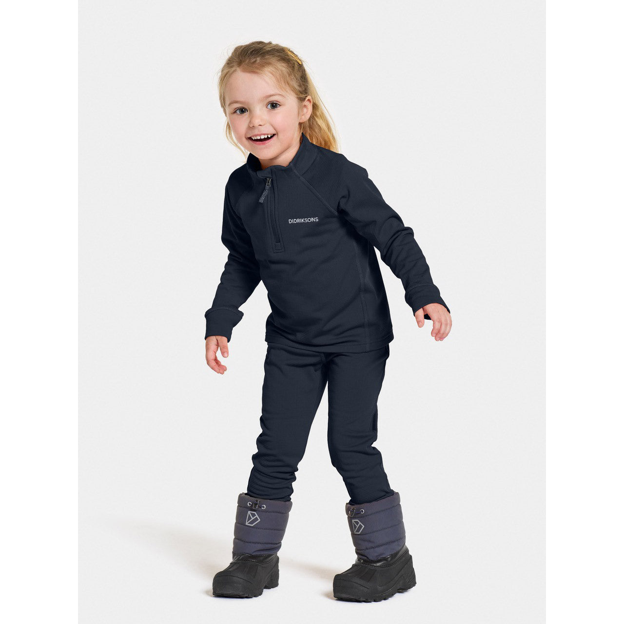 Kids Jadis 2-Piece Base & Mid Layering Set – Fleece Lined | Didriksons
