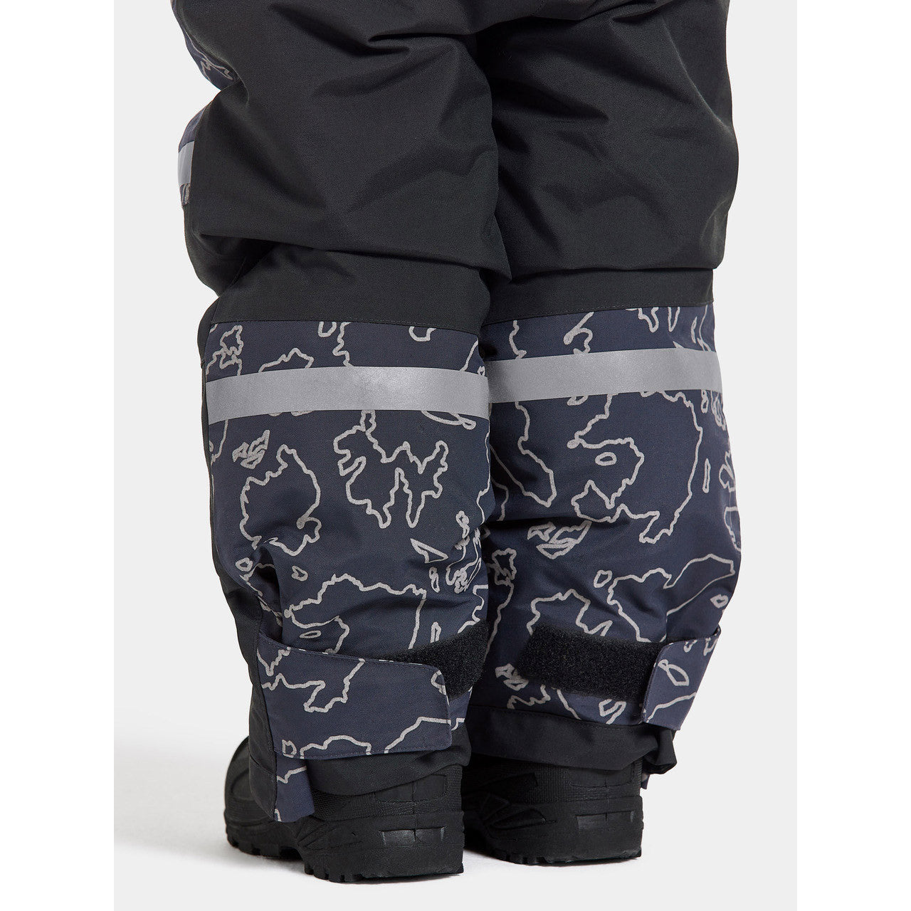 Kids Bjarven Waterproof Winter Snowsuit-Reflective Print β Insulated | Didriksons