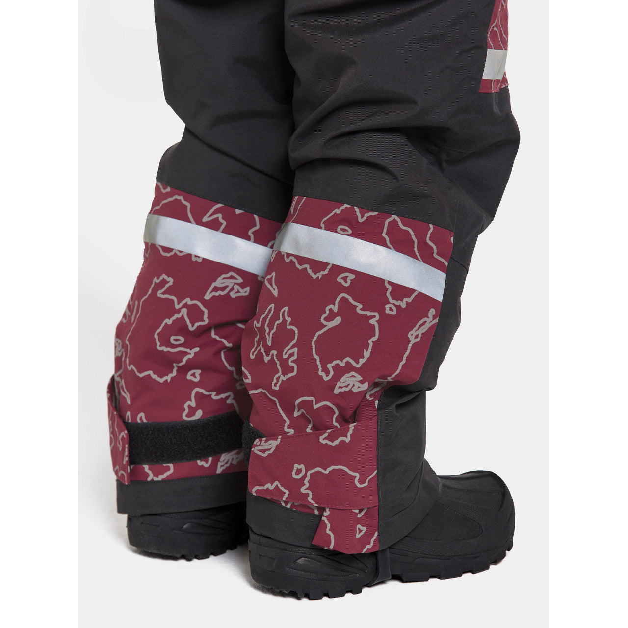 Kids Bjarven Waterproof Winter Snowsuit-Reflective Print β Insulated | Didriksons