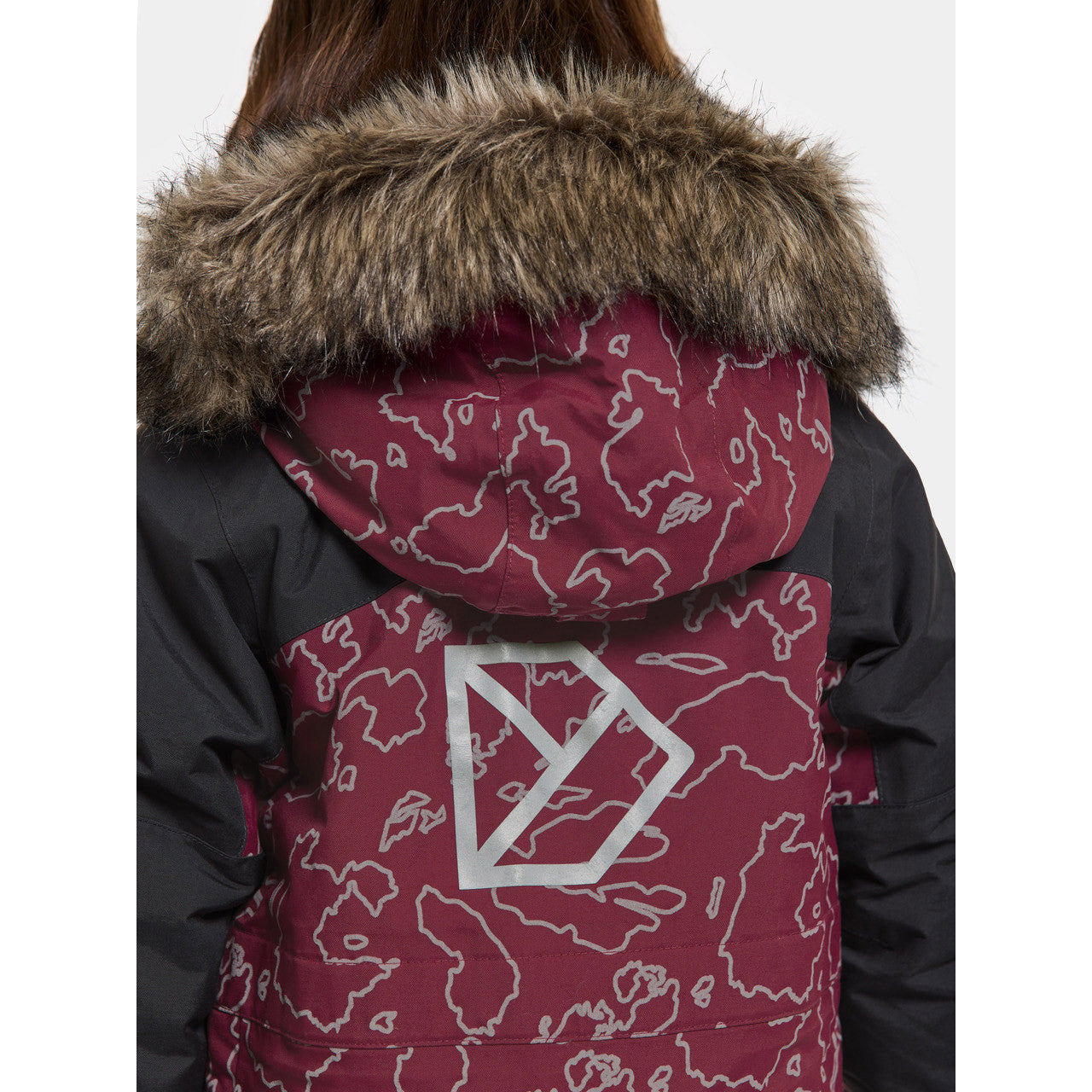 Kids Bjarven Waterproof Winter Snowsuit-Reflective Print β Insulated | Didriksons