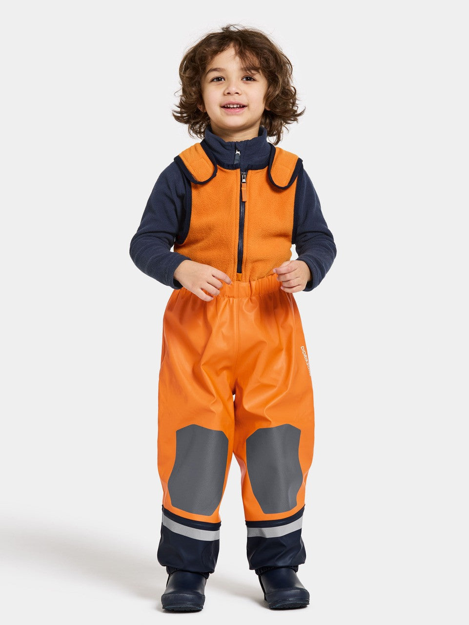 Kids Boardman Fleece Lined Rain Set – Waterproof, Fleece Lined, PU | Didriksons