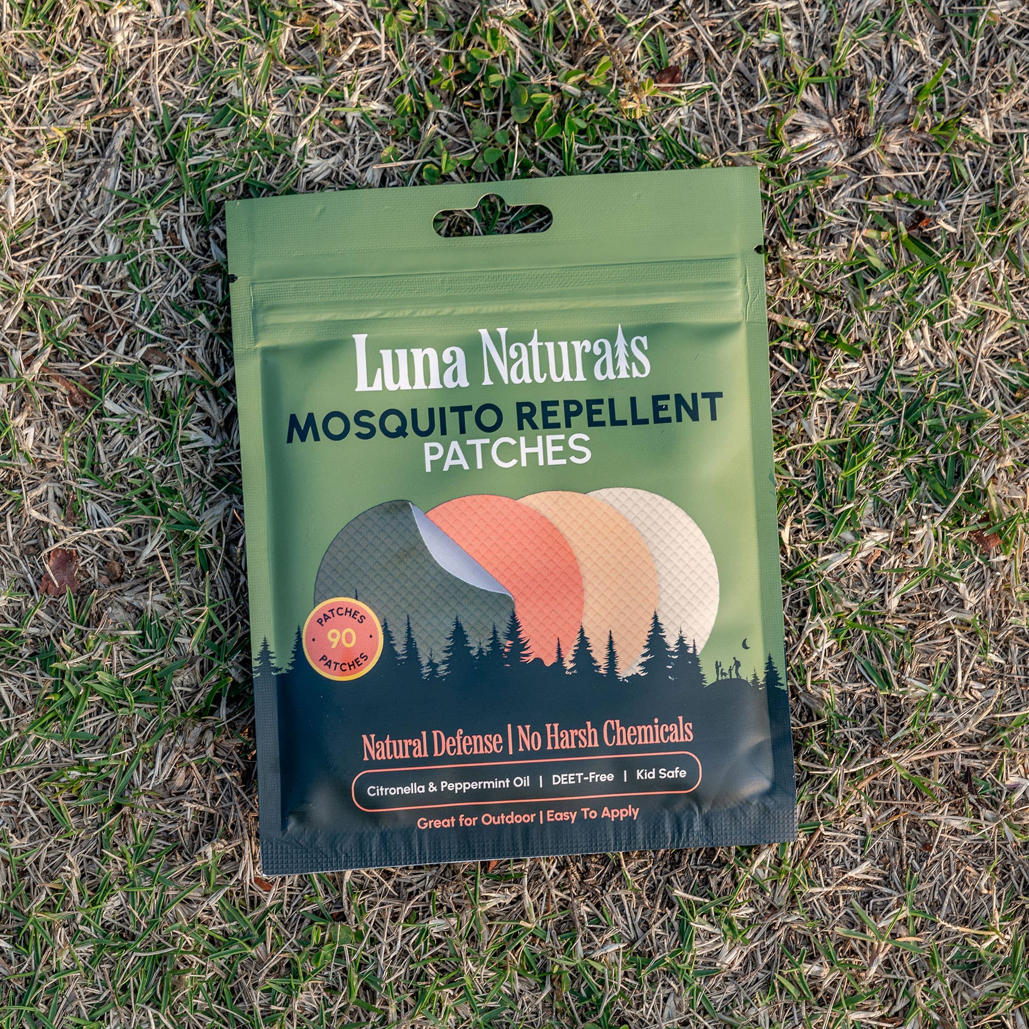 Mosquito Repellent Patches | Fresh & Herbal | 90 Pack