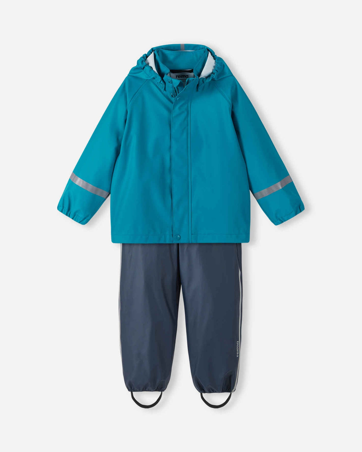 Kids Waterproof Tihku Unlined 2-Piece Rain Set - Jacket And Bib | Reima