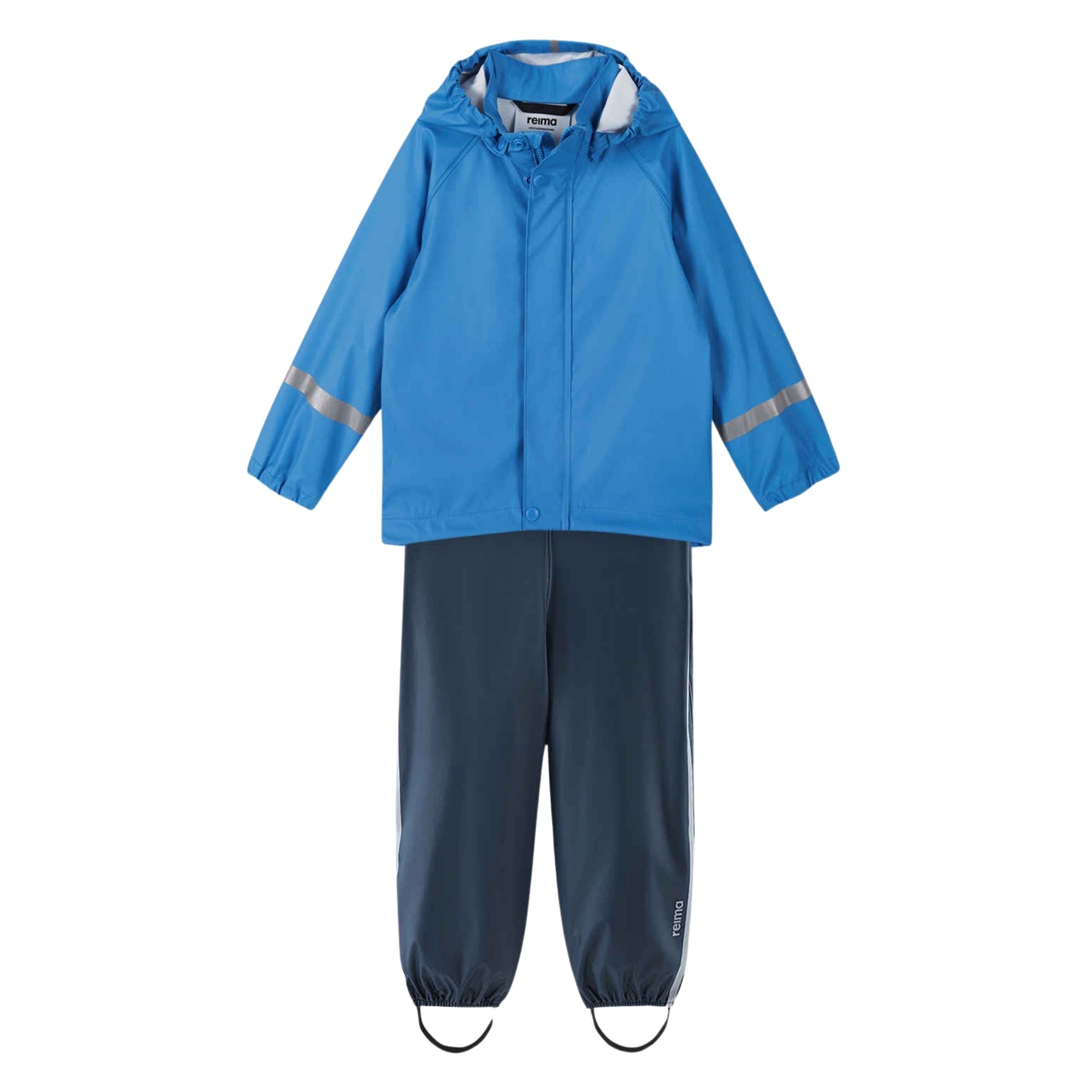 Kids Waterproof Tihku Unlined 2-Piece Rain Set - Jacket And Bib | Reima
