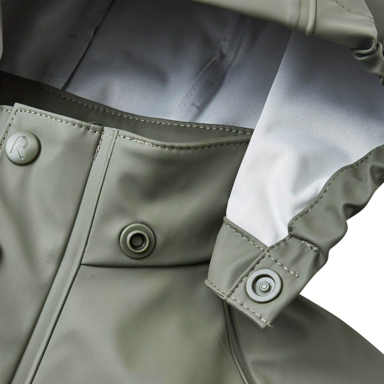 Kids Waterproof Lampi Rain Jacket - Unlined, PU | Reima
