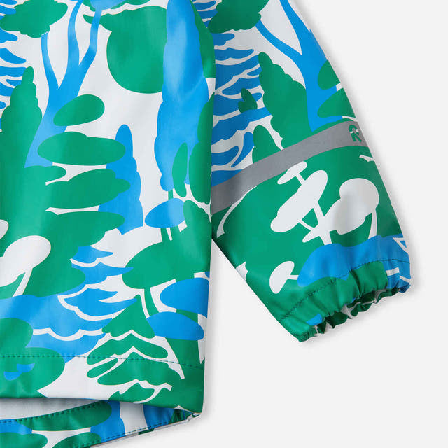 Kids Waterproof Vesi Printed Rain Jacket - Unlined, PU | Reima |