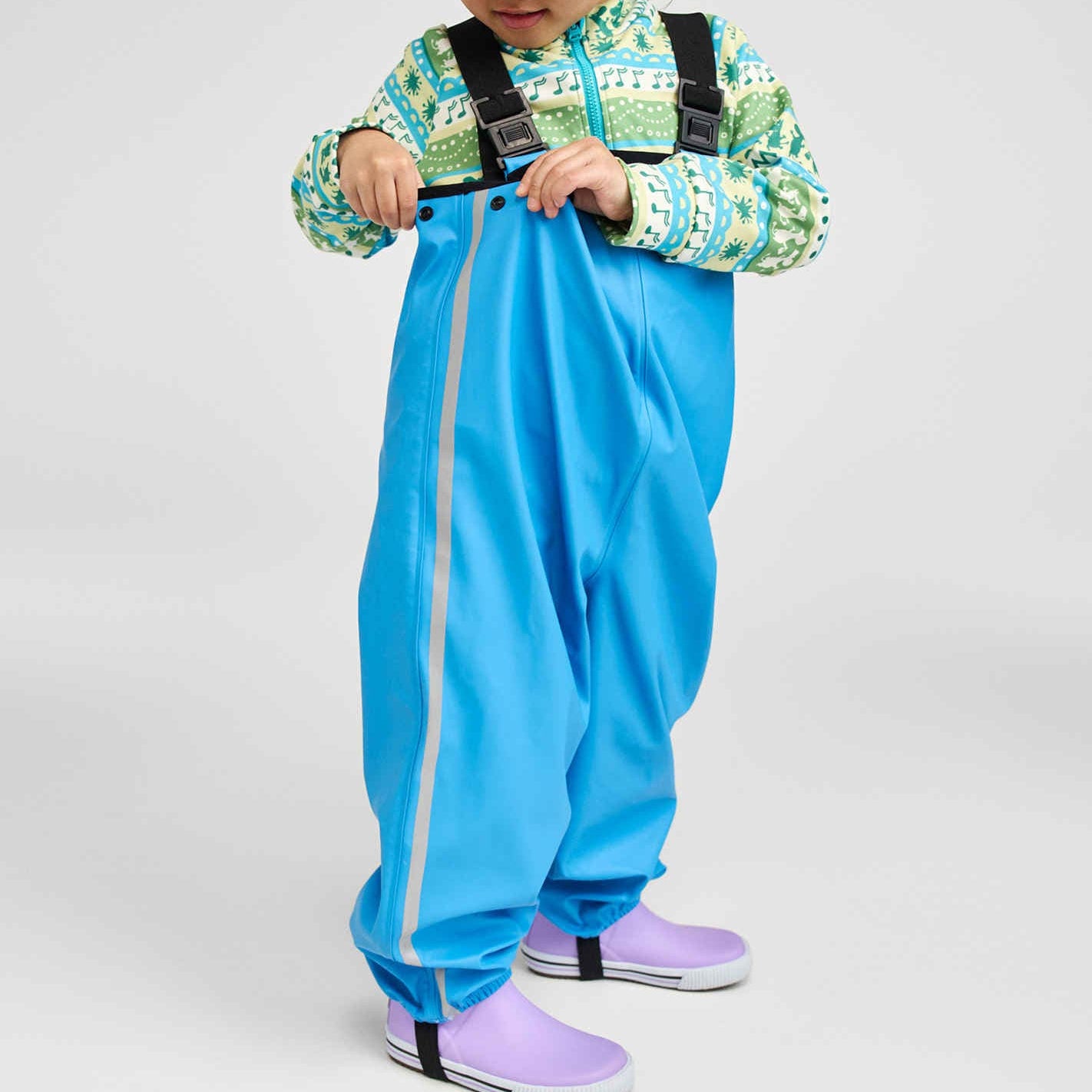 Kids Waterproof Lammikko Rain Bibs - Unlined | Reima