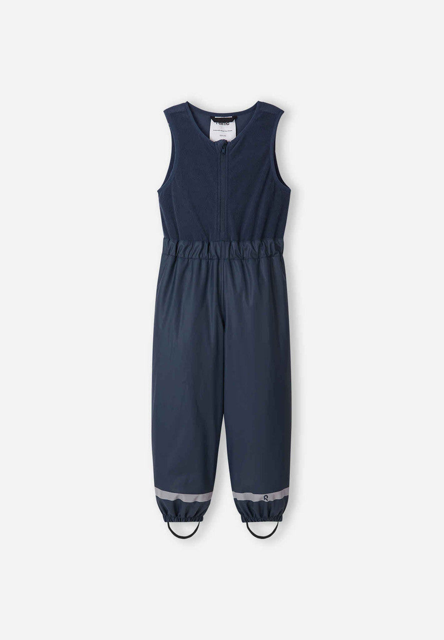Kids Fleece Lined Waterproof Rain Pant | Reima #color_navy