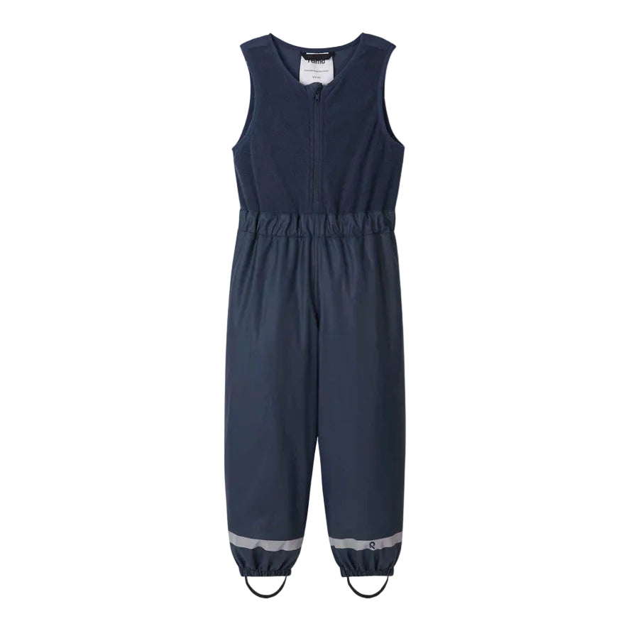 Kids Fleece Lined Waterproof Rain Pant | Reima #color_navy