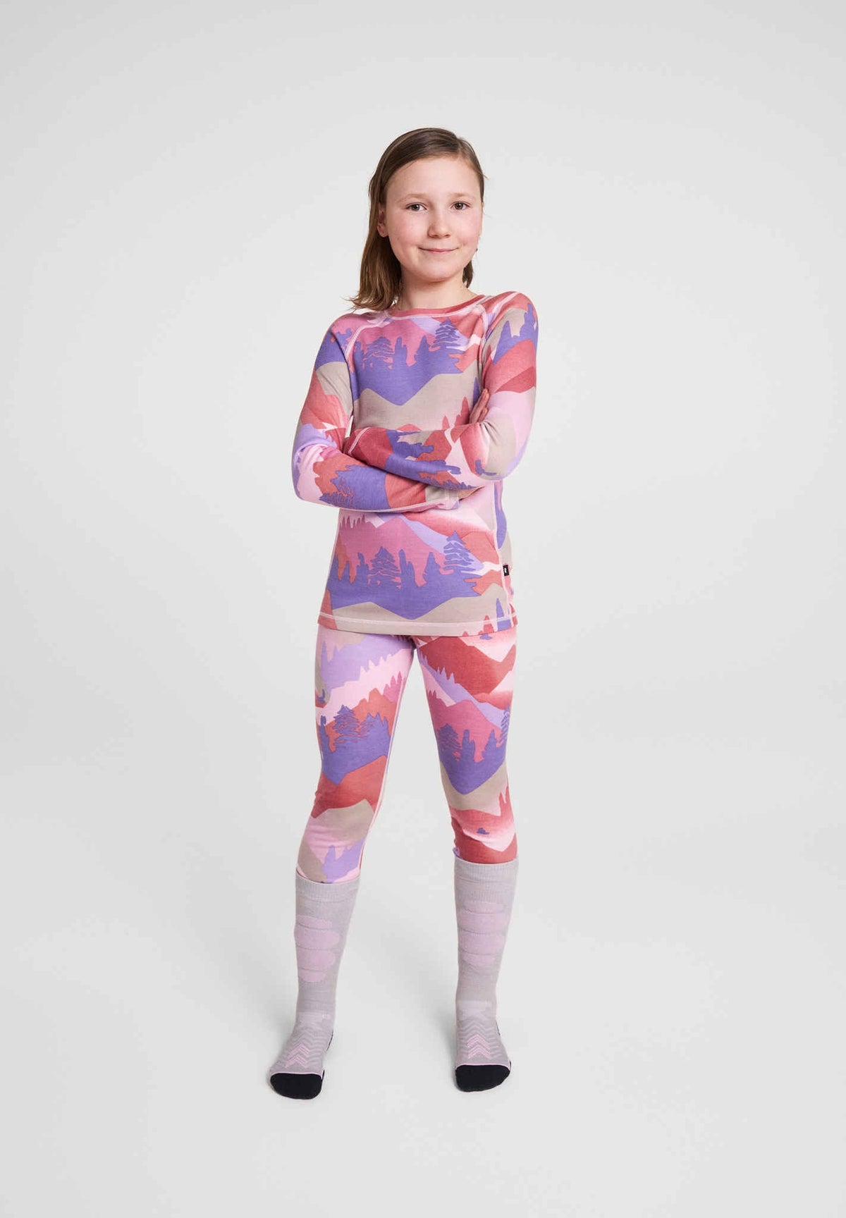 Kids Merino Wool Taitoa Base Layer Set - High Wicking | Reima