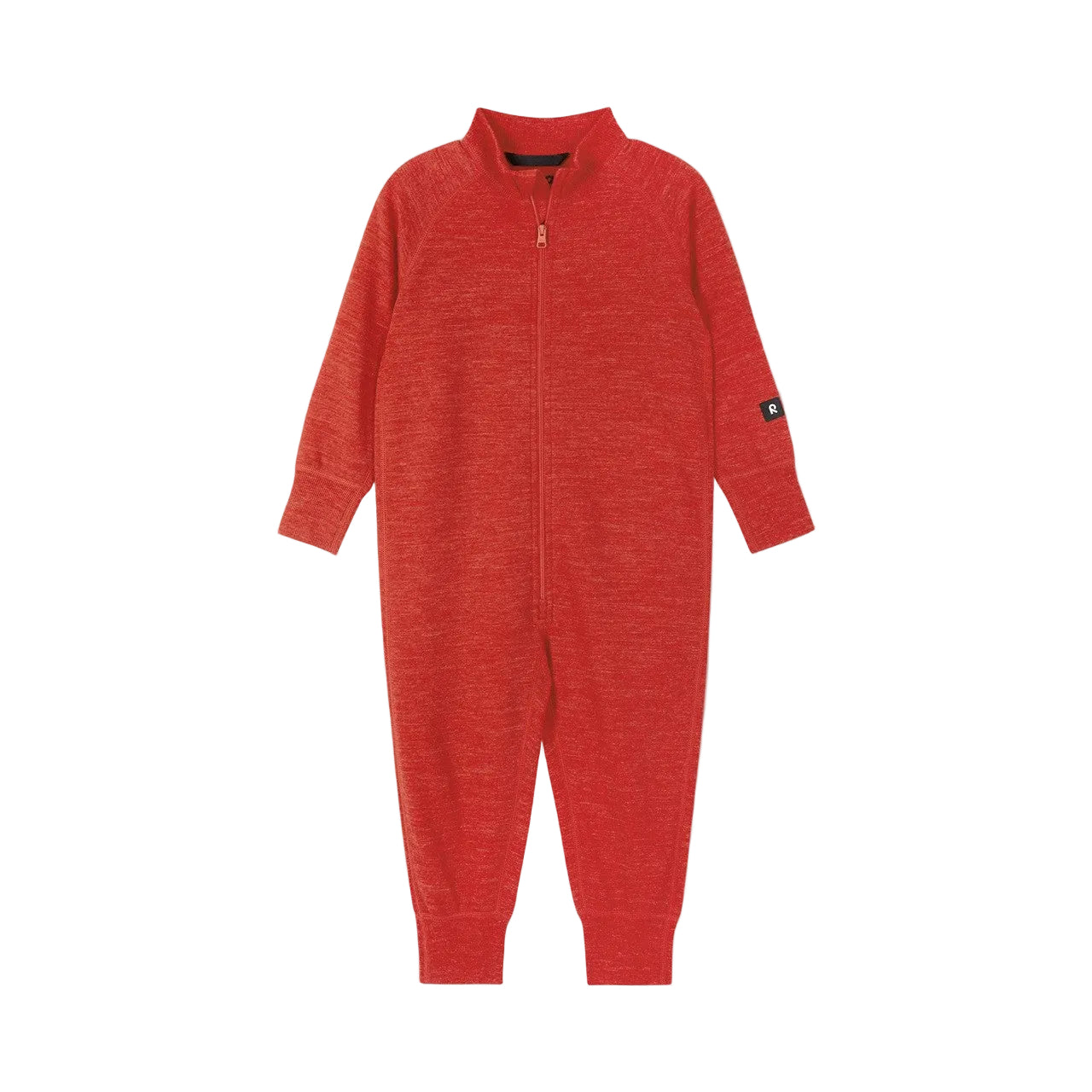 Kids Merino Wool Parvin All-In-One - Mid Layer | Reima #color_tomato-red