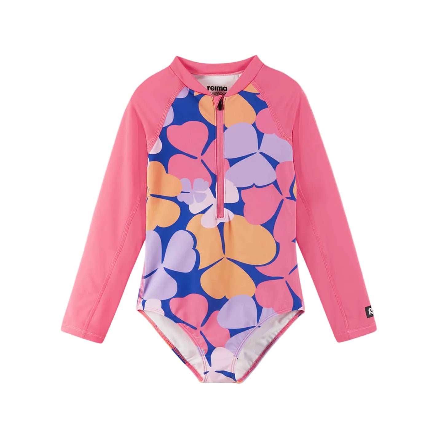 Kids Swimsuit – UPF 50+ Quick-Dry Sun Protection One-Piece Aallot | Reima | #color_soft-coral