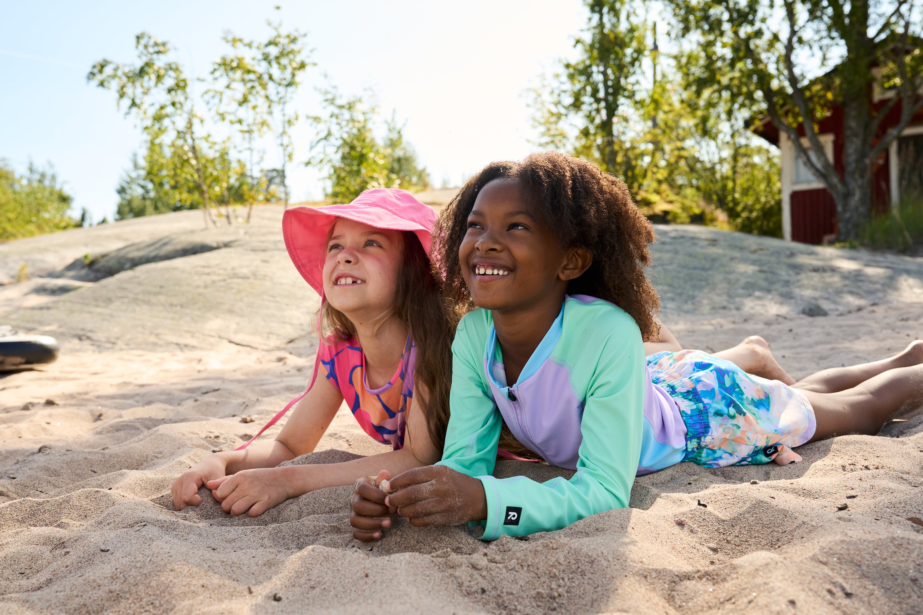 Kids Swim Shorts – UPF 50+ Quick-Dry Beach & Play Nauru Shorts | Reima | #color_fresh-blue