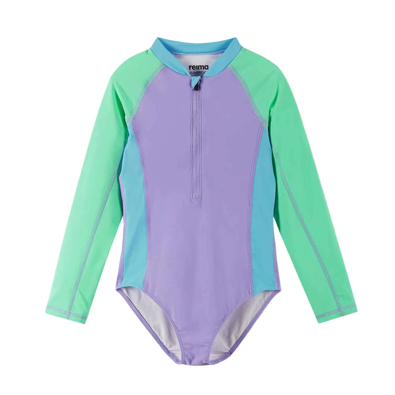 Kids Swimsuit – UPF 50+ Quick-Dry Sun Protection One-Piece Aallot | Reima | #color_blooming-lilac