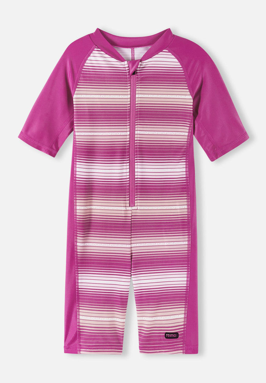 Kids SunProof Vesihiisi Swim Rash Guard Surf Suit - UPF 50+ | Reima #color_magenta-purple
