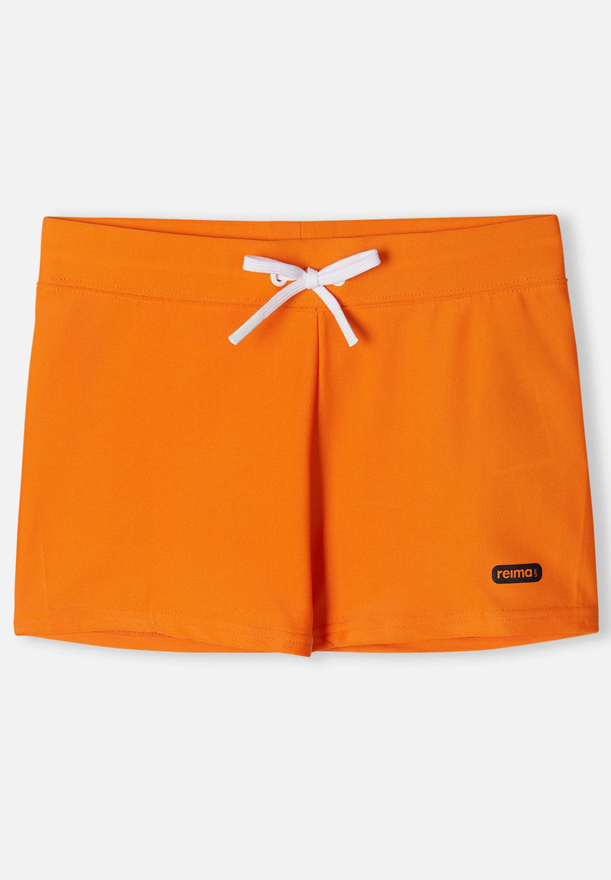 Kids SunProof Simmari Swimming Trunks - UPF 50+ | Reima #color_orange