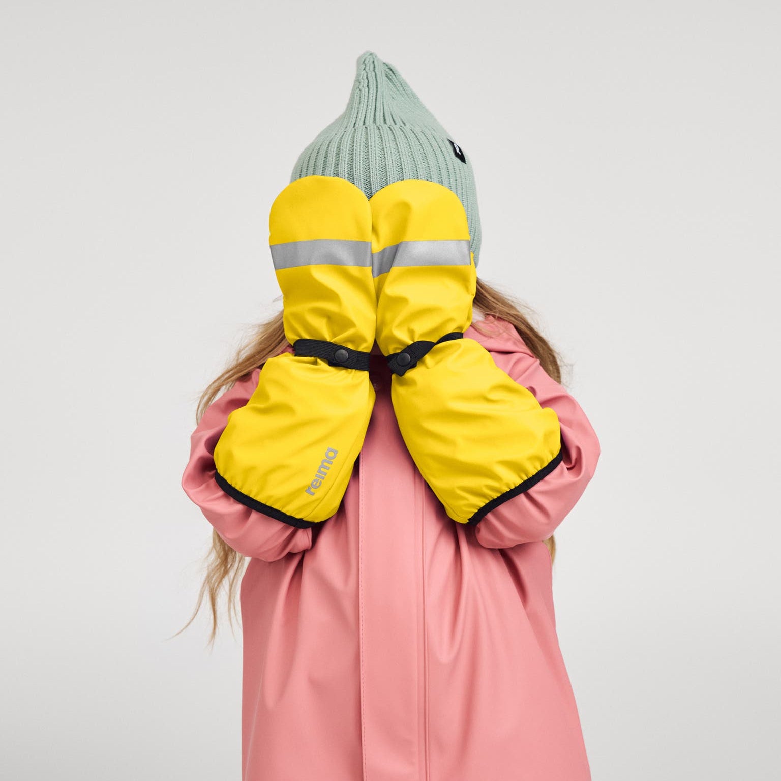 Kid Waterproof Long Cuff Rain Mitten - Unlined | Reima