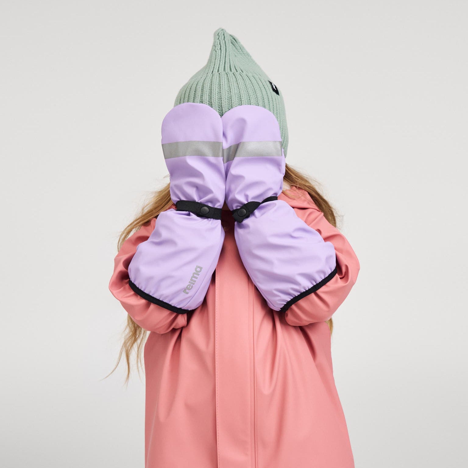 Kid Waterproof Long Cuff Rain Mitten - Unlined | Reima