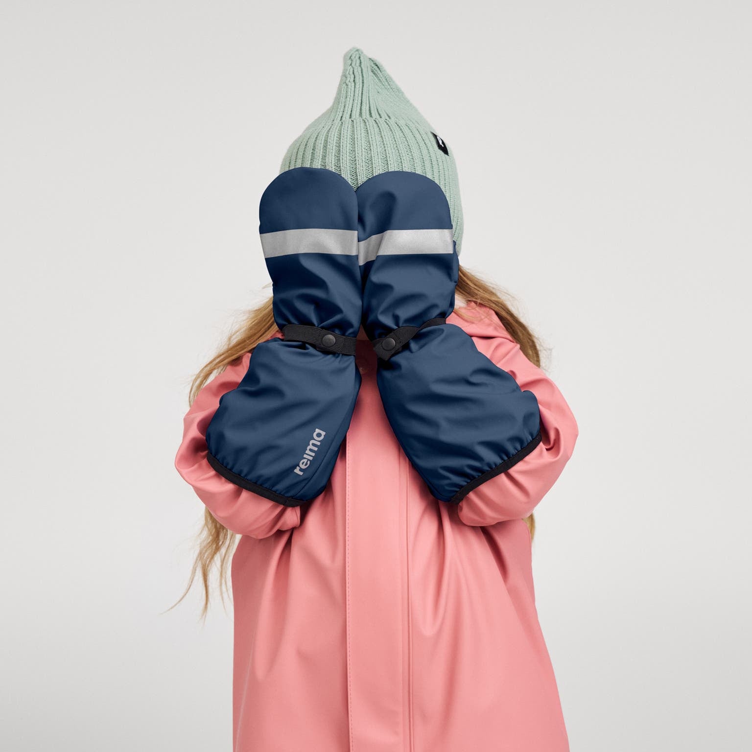 Kid Waterproof Long Cuff Rain Mitten - Unlined | Reima