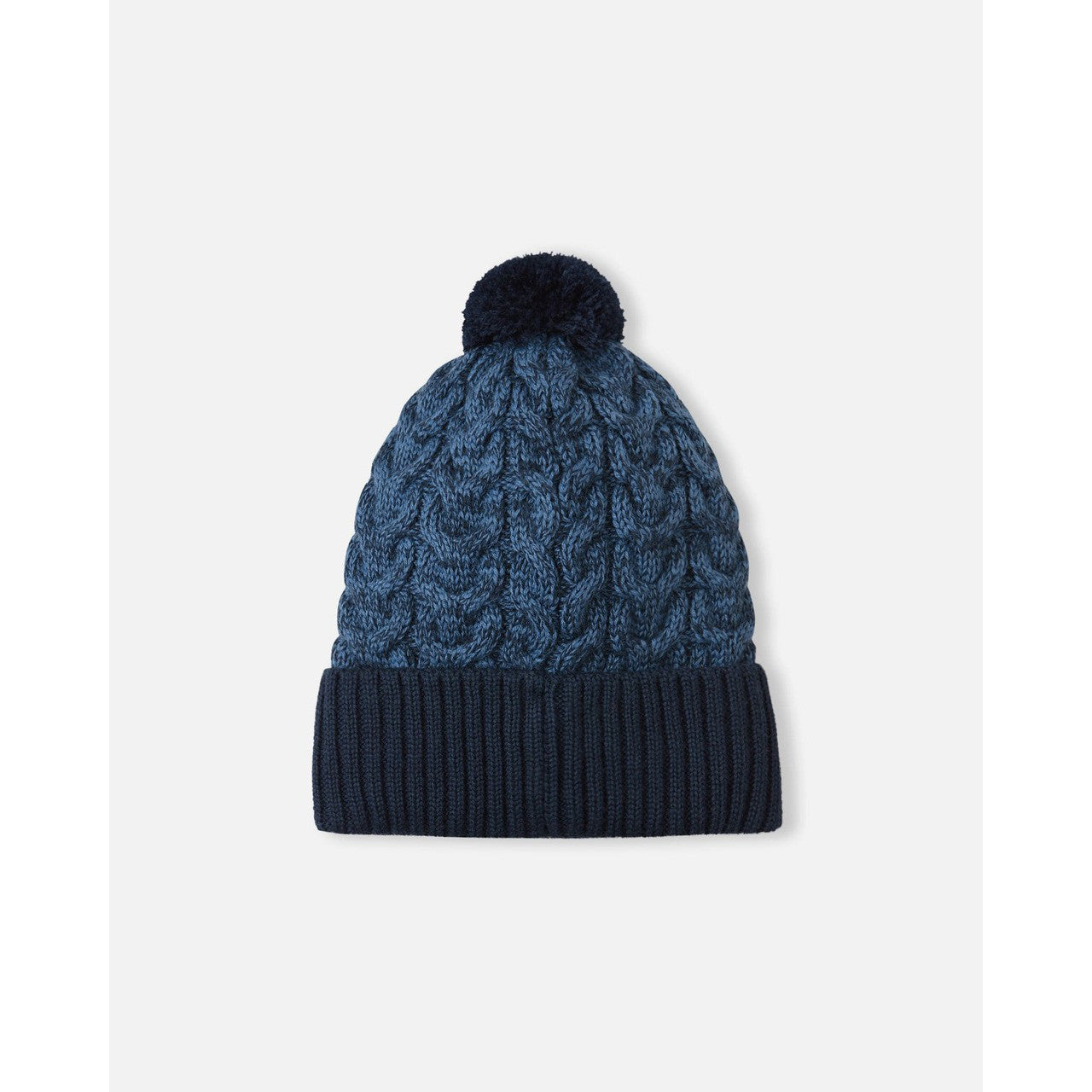 Kids Wool Blend Routii Winter Hat - Fleece-Lined | Reima #color_navy