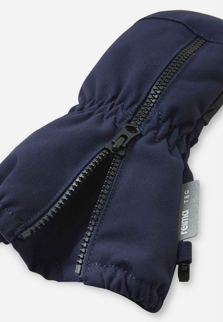 Toddler Waterproof ReimaTec Zippered Mitten - Insulated, Warm | Reima