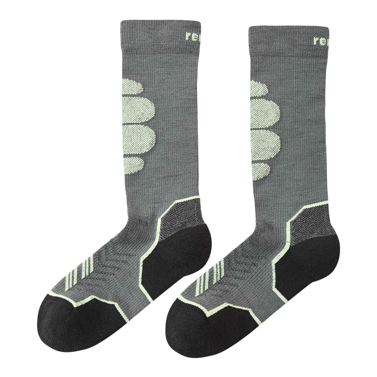 Kids Merino Wool Blend Ski Socks – Reima Atleetti – Reinforced