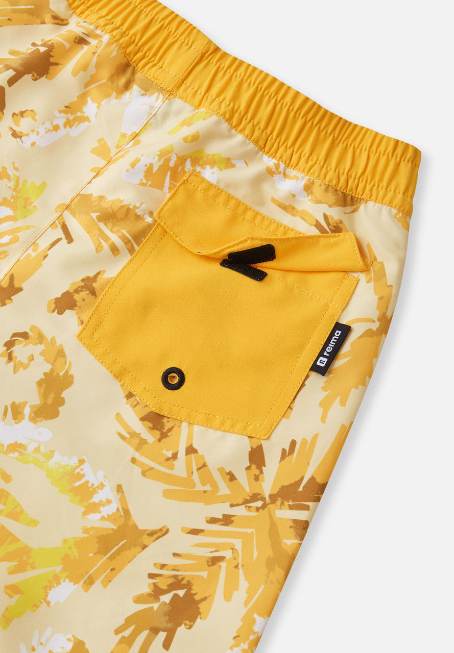 Kids SunProof Papaija Knee Length Swimming Trunks - UPF 50+ | Reima