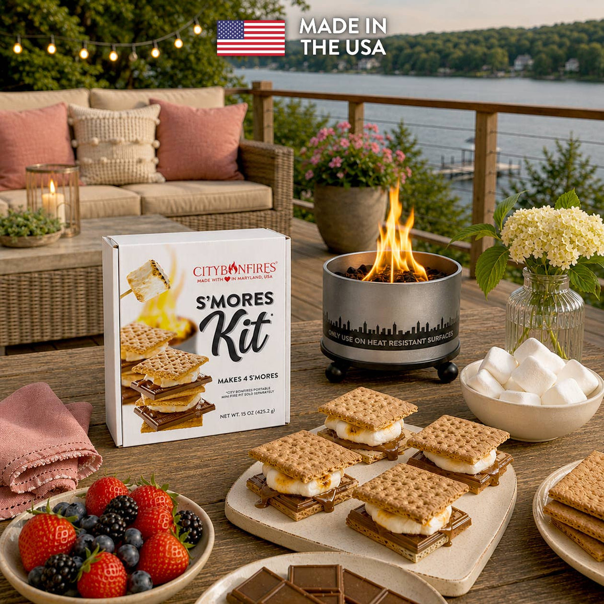 S'mores Kit (Makes 4) – DIY Campfire S'mores Food Kit