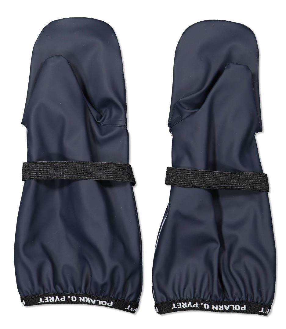Kids Waterproof Rain Mitten | Polarn O. Pyret #color_dark-sapphire