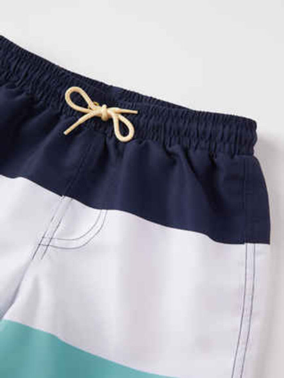Kids Eco Block Stripe Board Shorts | Polarn O. Pyret