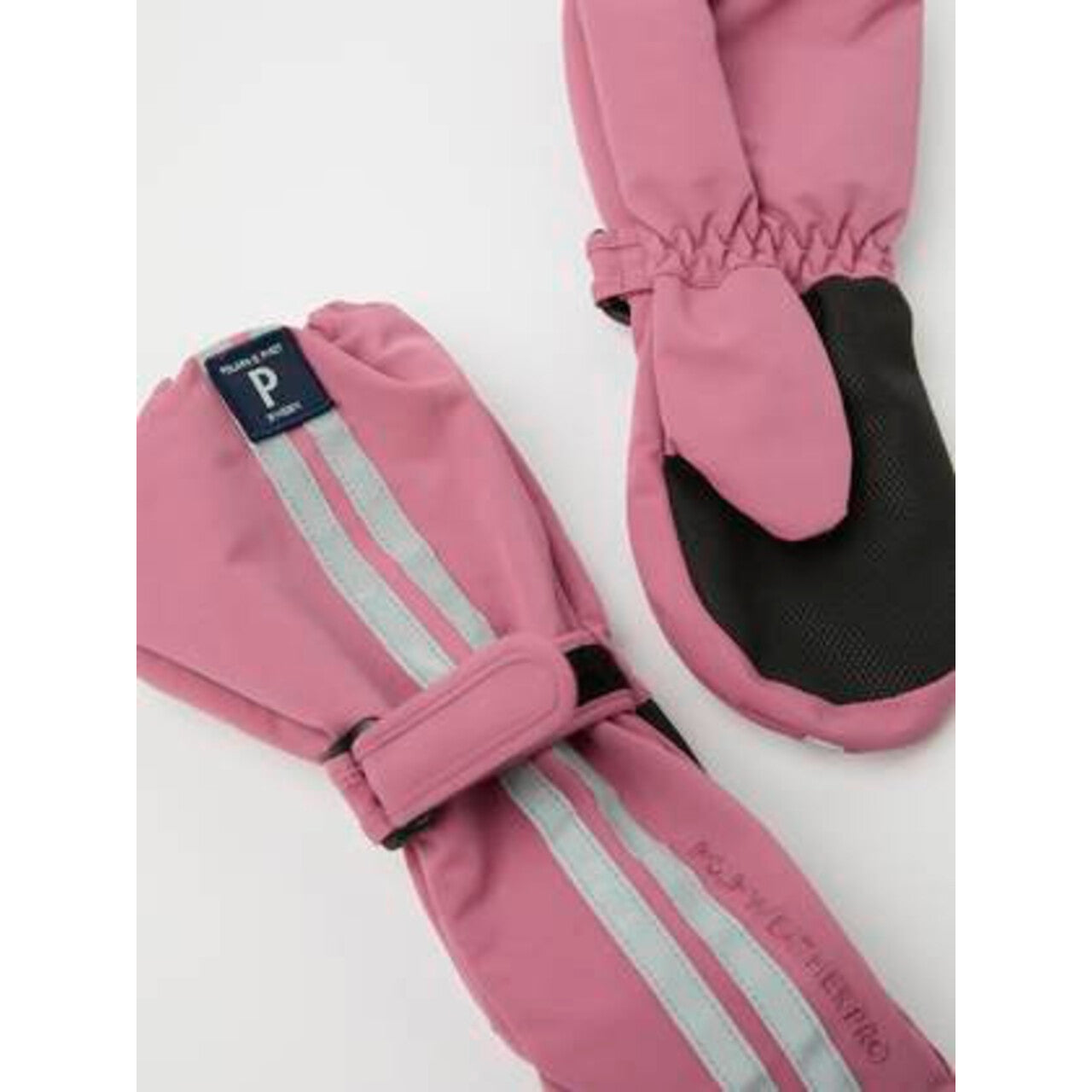 Kids Waterproof Long Cuff Shell Mittens - 2 | Polarn O. Pyret |