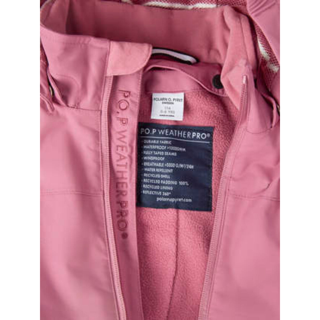 Kids Waterproof Shell Rain Suit With Removable Fleece Liner - 2 | Polarn O. Pyret |
