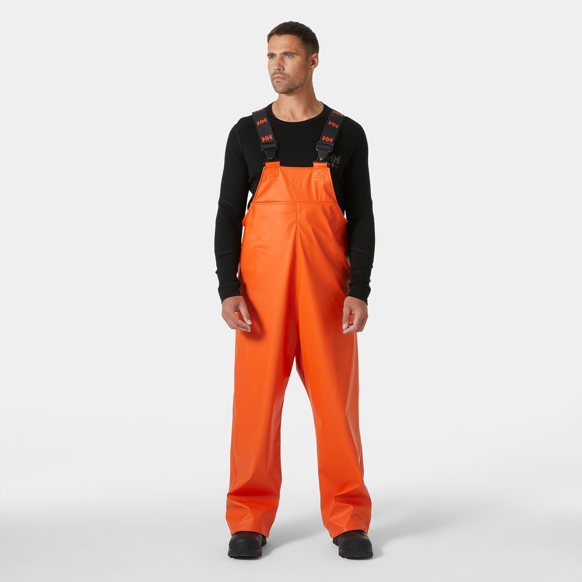 Adult Gale Rain Bib #color_dark-orange