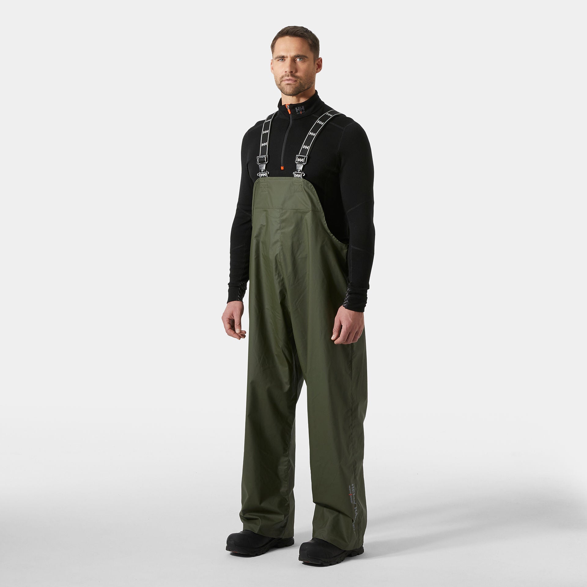 Adult Gale Rain Bib #color_army-green